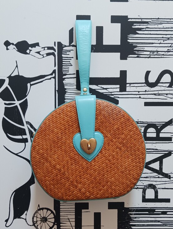Juicy Couture Handbags - Vintage Juicy Couture Wicker/ Leather  Habdbag